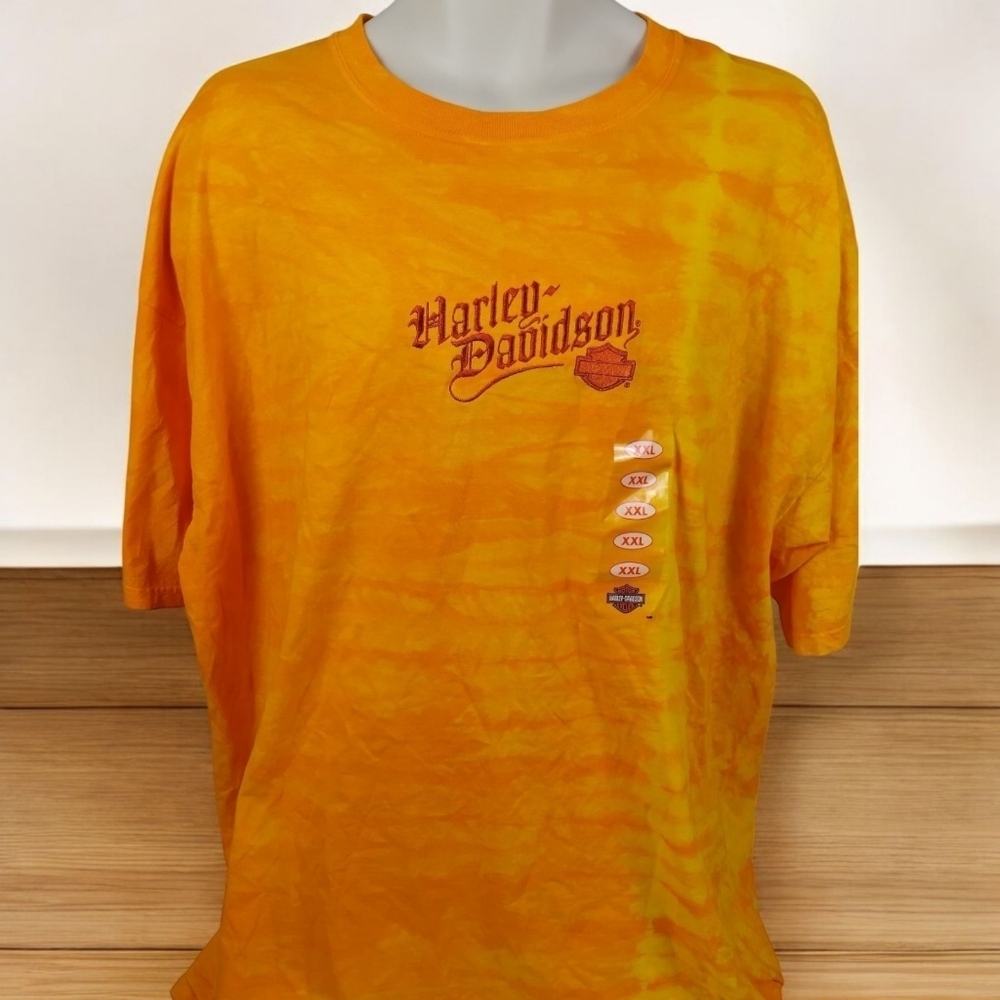 Harley Davidson Adults Size 2XL NWT Biker Shirt Sunburst  Ohio  Motorcycle
